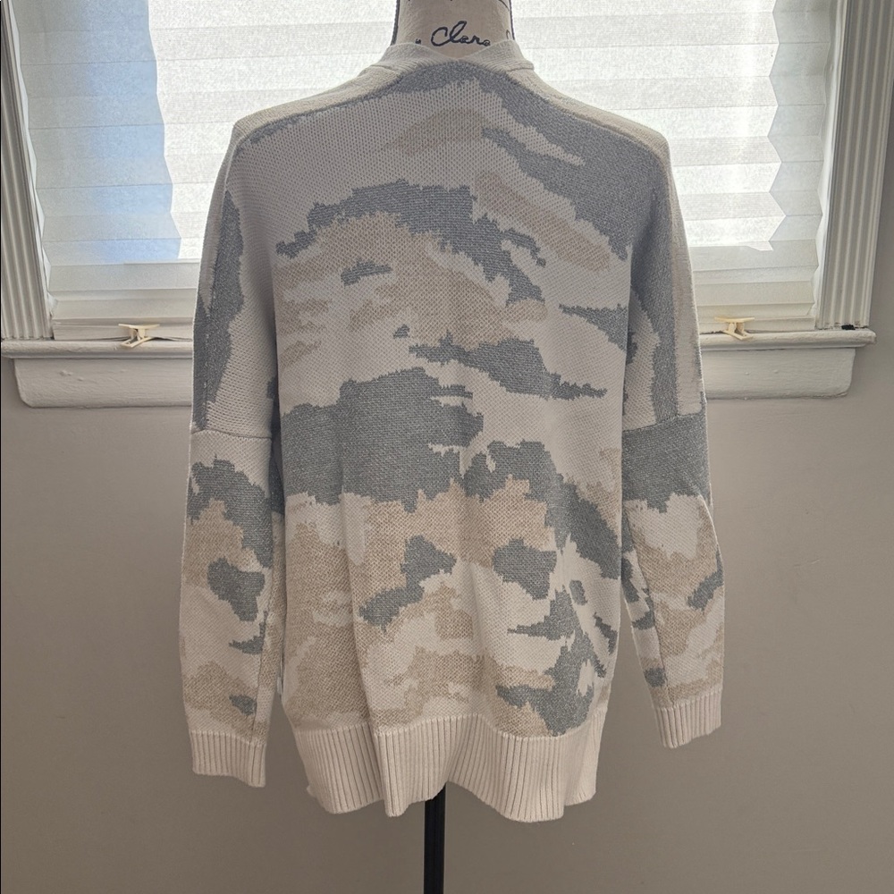 Camouflage Sweater Cardigan - Picture 4 of 7
